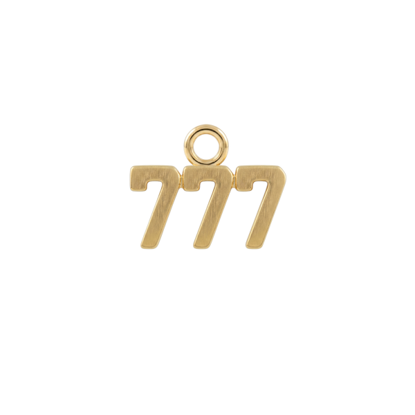 Basic Angel Numbers in 14K Gold (4.7mm) (Semi-Polished)