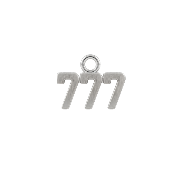 Basic Angel Numbers in Sterling Silver (4.7mm) (Semi-Polished)