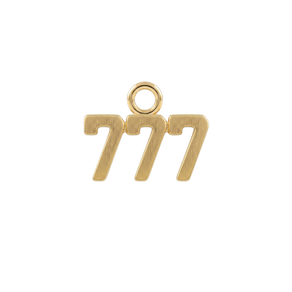 Basic Angel Numbers in 14K Gold (5.3mm) (Semi-Polished)