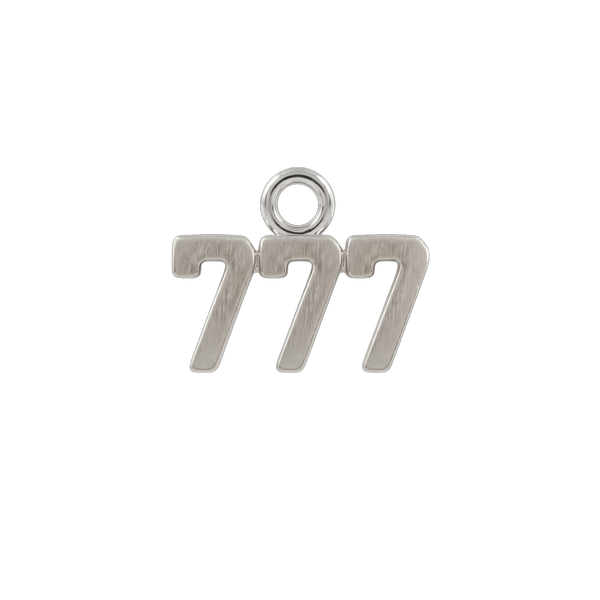 Basic Angel Numbers in Sterling Silver (5.3mm) (Semi-Polished)
