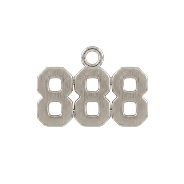 Basic Angel Numbers in 14K Gold (12.7mm) (Semi-Polished)