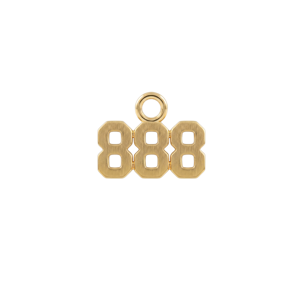 Basic Angel Numbers in 14K Gold (4.7mm) (Semi-Polished)