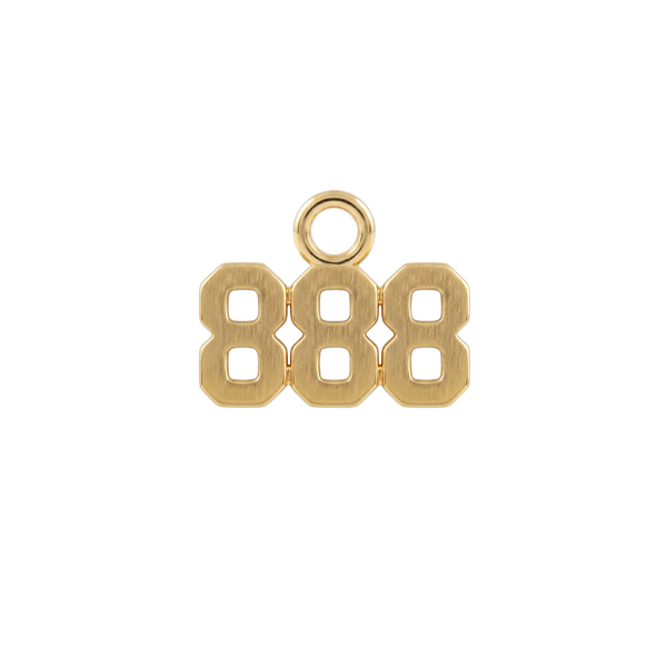 Basic Angel Numbers in 14K Gold (5.3mm) (Semi-Polished)
