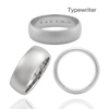 Sterling Silver Comfort Fit Wedding Bands with Optional Engraving  (8.0 mm)