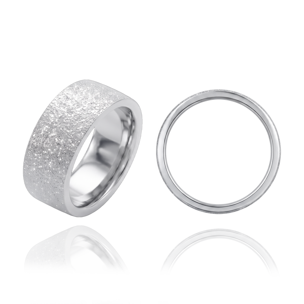 Sterling Silver Flat Wedding Bands (2.0 mm - 8.0 mm)