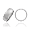Sterling Silver Comfort Fit Wedding Bands (2.0 mm - 8.0 mm)