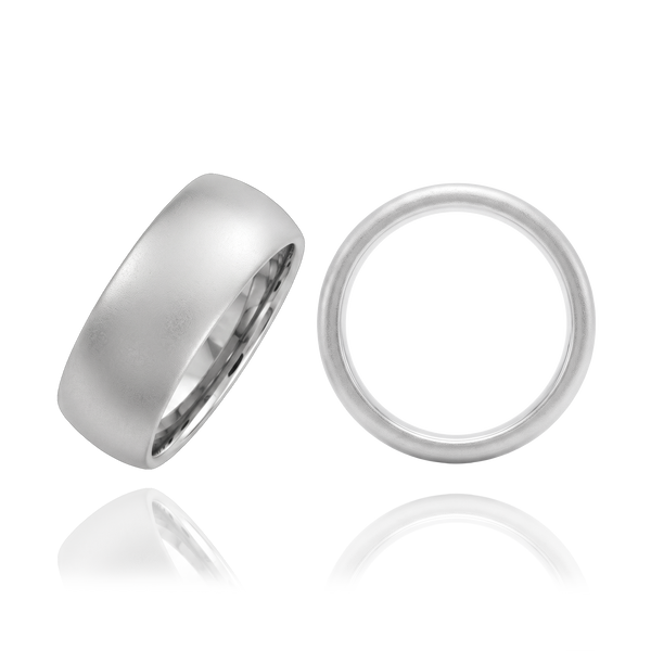 Sterling Silver Comfort Fit Wedding Bands (2.0 mm - 8.0 mm)