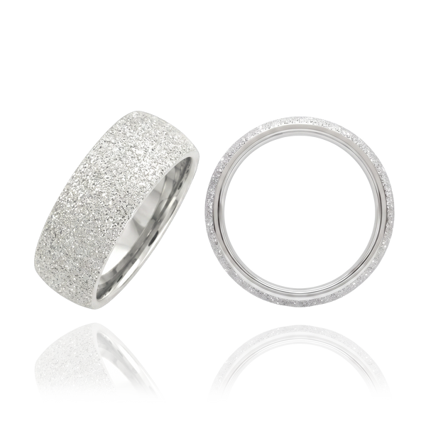 Sterling Silver Comfort Fit Wedding Bands (2.0 mm - 8.0 mm)