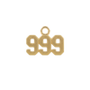 Basic Angel Numbers in 14K Gold (4.7mm) (Semi-Polished)