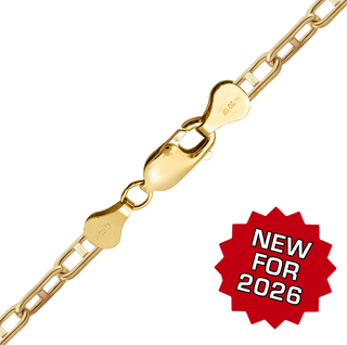 Finished Anchor Bracelet in 14K Gold-Filled (2.00 mm - 2.50 mm)