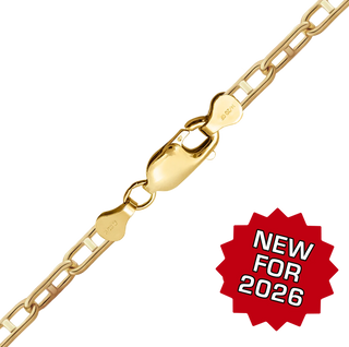 Finished Anchor Bracelet in 14K Gold-Filled (2.00 mm - 2.50 mm)
