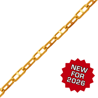 Bulk / Spooled Anchor Chain in 14K Gold-Filled (2.00 mm - 2.50 mm)
