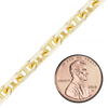 Bulk / Spooled Anchor Chain in 14K Yellow Gold (2.00 mm - 4.85 mm)