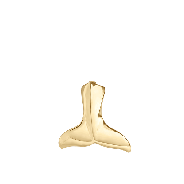 Whale Tail Charm  (16 x 17mm)