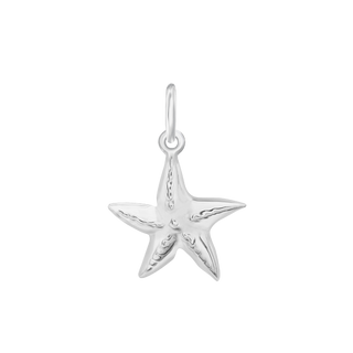 Starfish Charm in Sterling Silver (20 x 14mm)