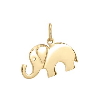 Elephant Charm in Sterling Silver (18 x 20mm)