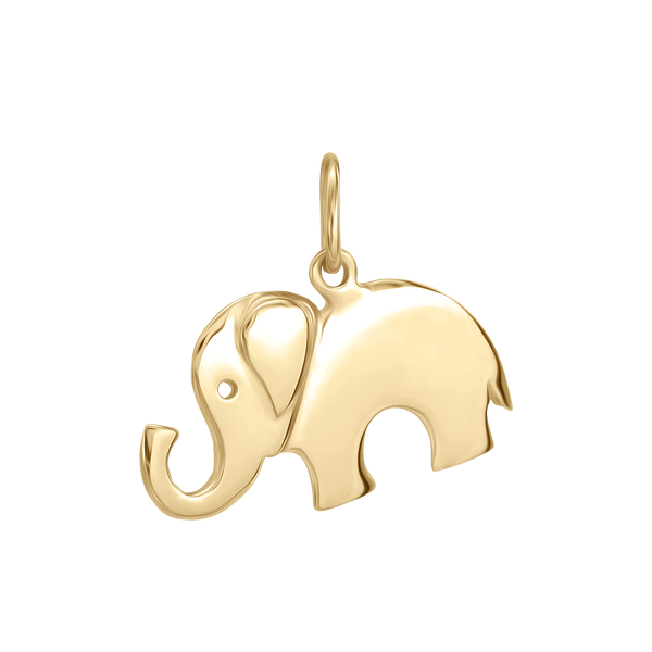 Elephant Charm in Sterling Silver (18 x 20mm)