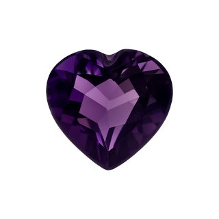 Heart Amethyst - February Birthstones