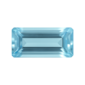 Baguette Aquamarine - March Birthstones