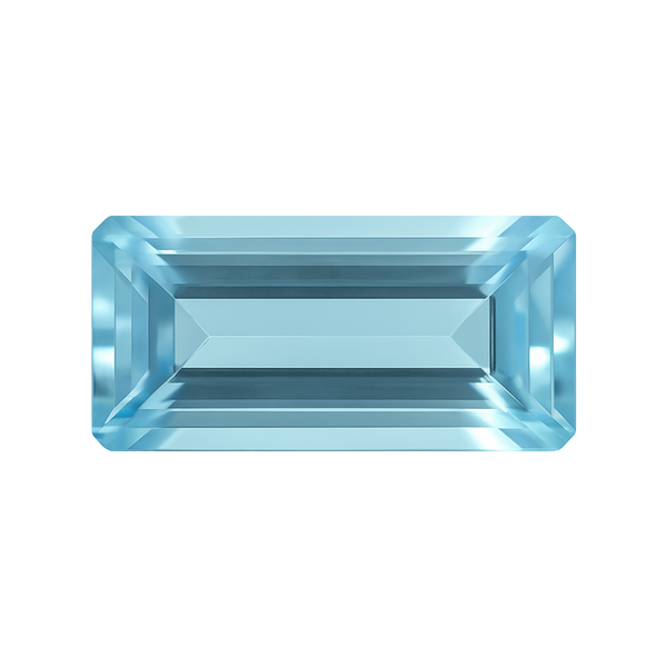 Baguette Aquamarine - March Birthstones