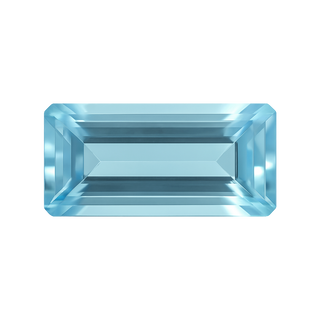 Baguette Aquamarine - March Birthstones