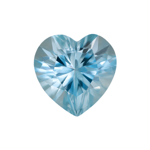 Heart Aquamarine - March Birthstones