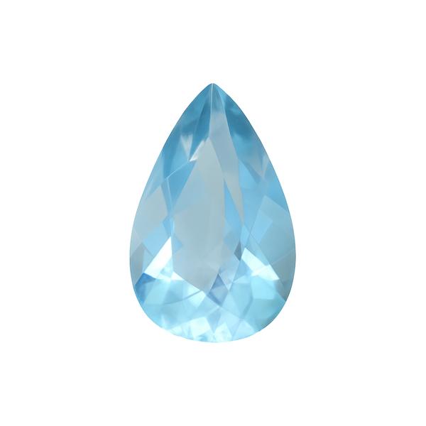 Pear Shape Aquamarine - March Birthstones