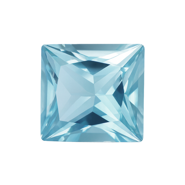 Square Aquamarine - March Birthstones
