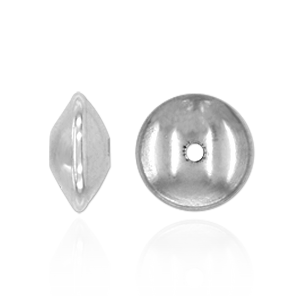 Saucer Beads in Sterling Silver (3.85 mm - 8.5 mm)