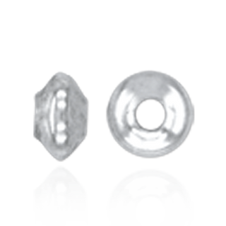 Saucer Beads in Sterling Silver (3.85 mm - 8.5 mm)