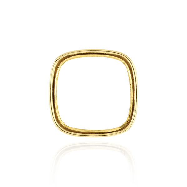 Cushion Low Bezels in 14K Gold (12.00 x 12.00 mm - 16.00 x 14.00 mm)