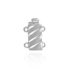 Bayonet Pearl Clasps with Diamond Cut Accents (11 mm - 18 mm)