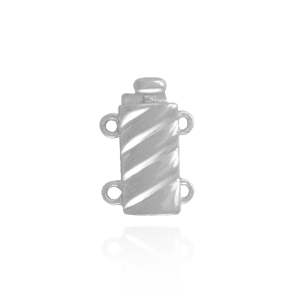 Bayonet Pearl Clasps with Diamond Cut Accents (11 mm - 18 mm)