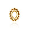 Oval Cluster Bezel Tops (.03 ct)