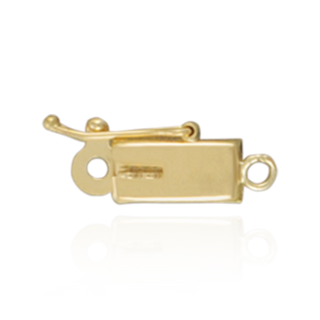 Box Clasps with Rings (3 mm - 4 mm)