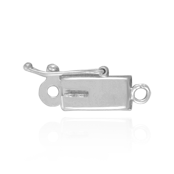 Box Clasps with Rings (3 mm - 4 mm)