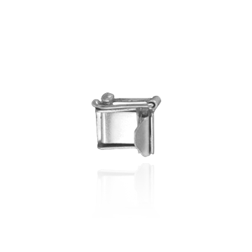 Open Top Box Clasps with Safety (3.25 mm - 30 mm)