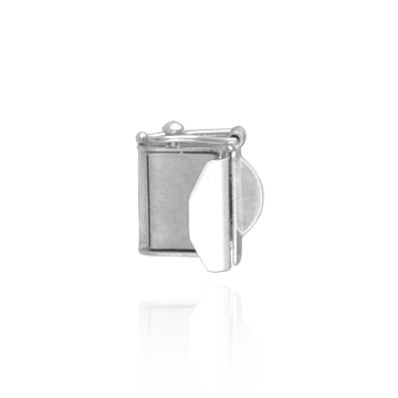 Open Top Box Clasps with Safety (3.25 mm - 30 mm)