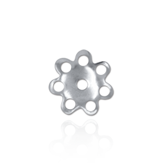 Fancy Cap Ends in Sterling Silver