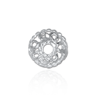 Fancy Cap Ends in Sterling Silver