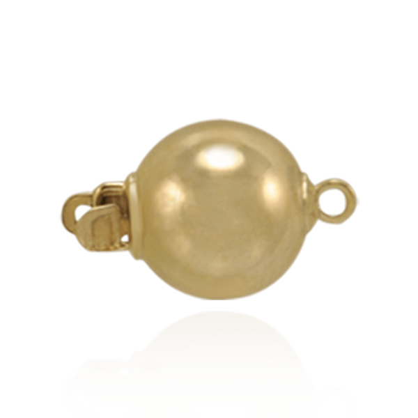 Plain Bead Pearl Clasps (6 mm-12 mm)