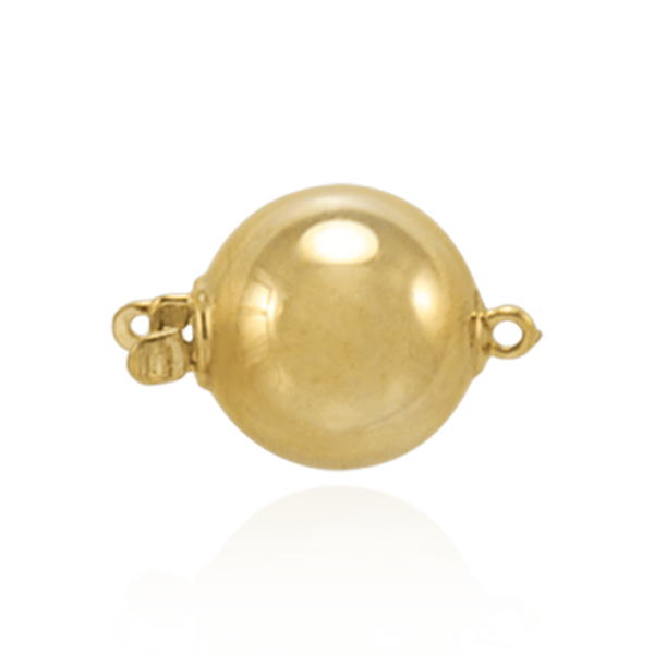 Plain Bead Pearl Clasps (6 mm-12 mm)