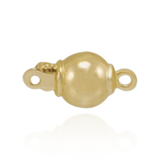 Plain Bead Pearl Clasps (6 mm-12 mm)