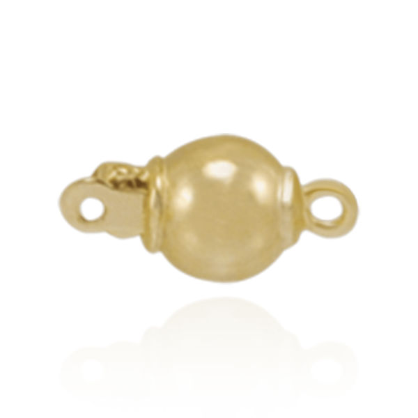 Plain Bead Pearl Clasps (6 mm-12 mm)