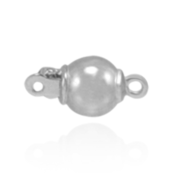 Plain Bead Pearl Clasps (6 mm-12 mm)