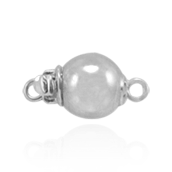 Plain Bead Pearl Clasps (6 mm-12 mm)