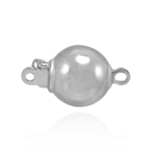 Plain Bead Pearl Clasps (6 mm-12 mm)