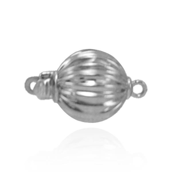 Corrugated Bead Pearl Clasps (6 mm-11 mm)