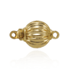 Corrugated Bead Pearl Clasps (6 mm-11 mm)