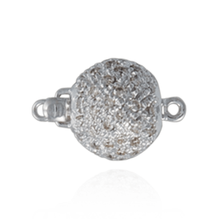 Bead Pearl Clasps with Stardust Diamonds (11 mm)